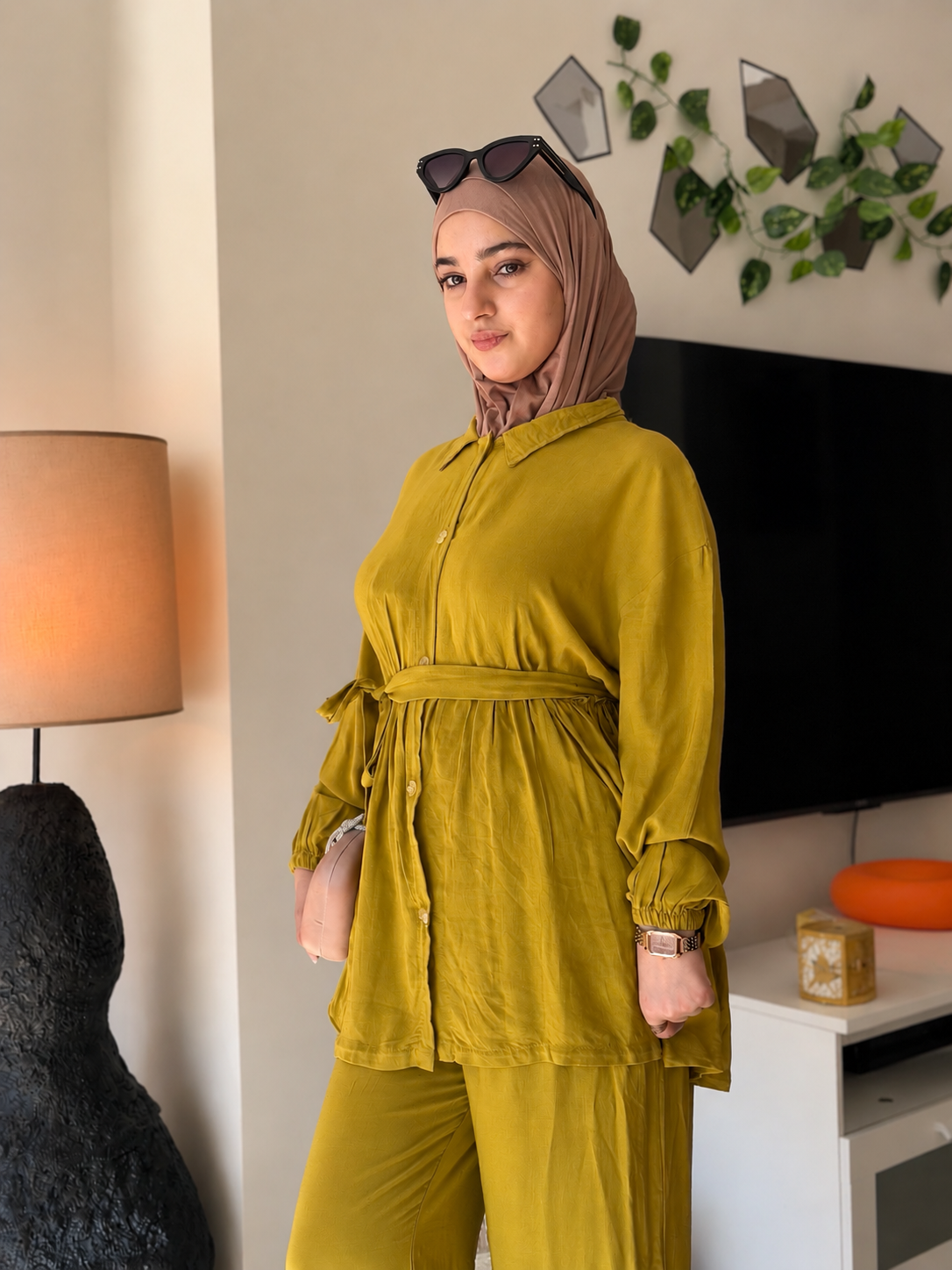 Ensemble Golden Olive 1