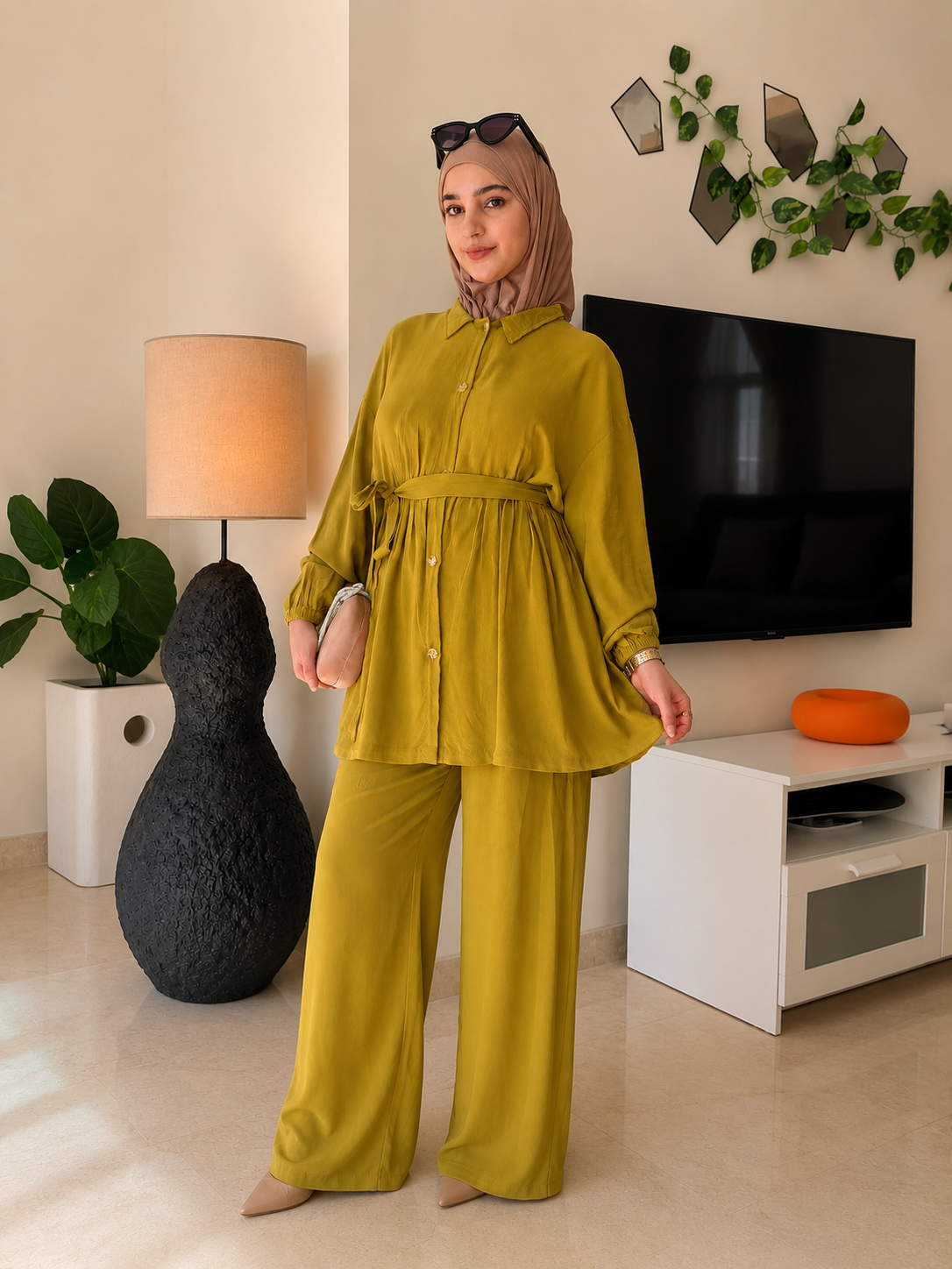 Ensemble Golden Olive 2